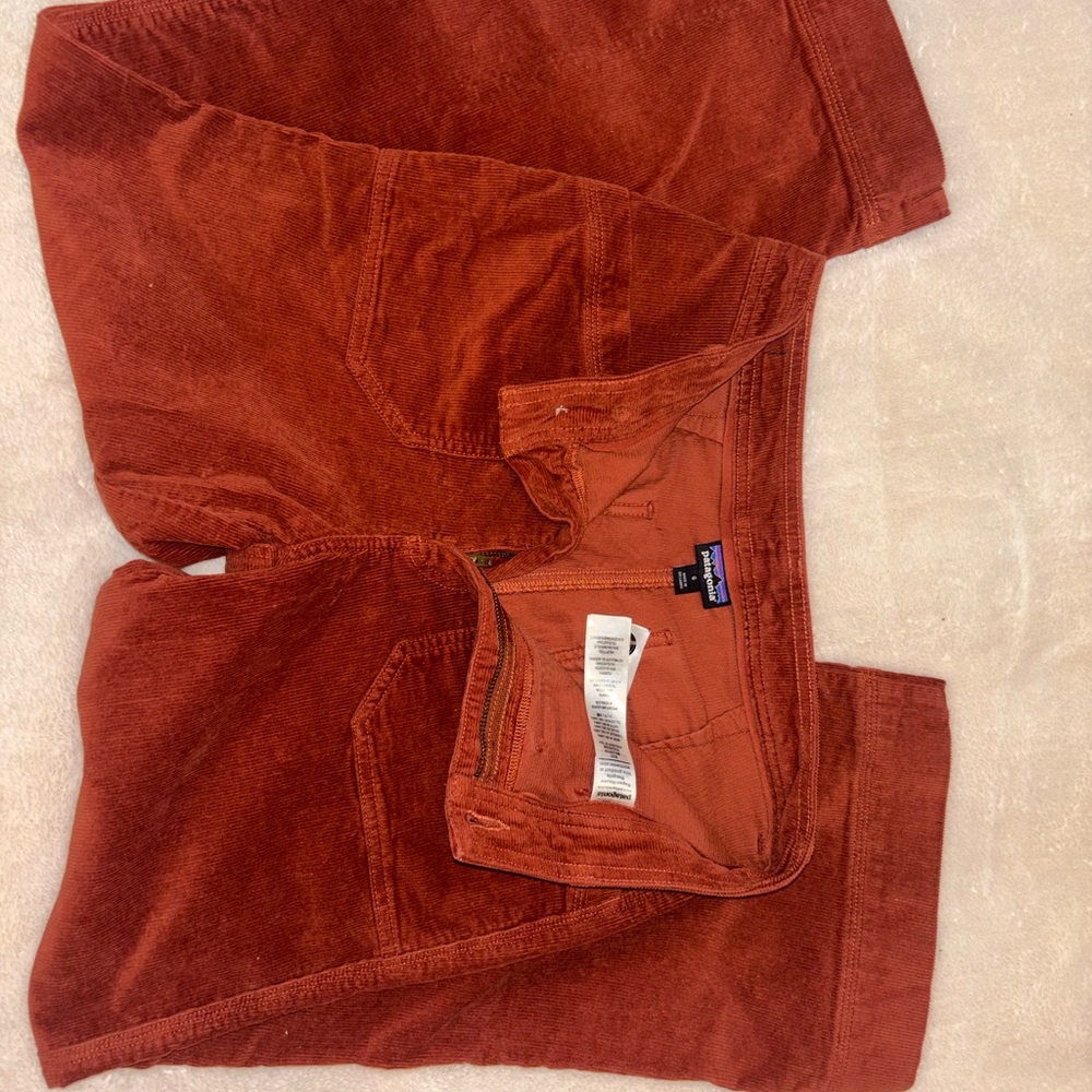 Patagonia Burnt Orange Corduroy Pants